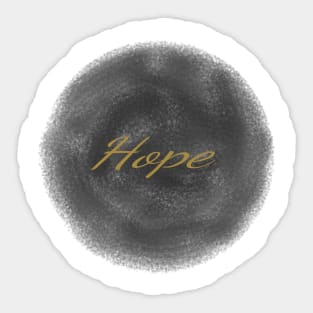 Hope Positive Quote Minimal Design Sticker